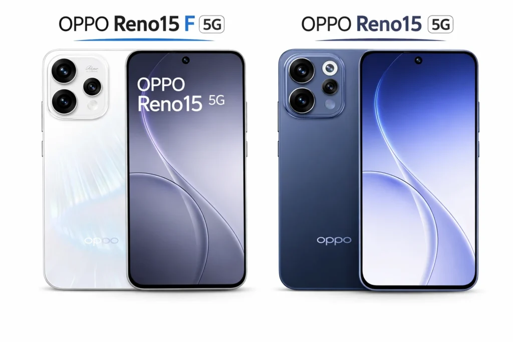 OPPO Reno15 F vs OPPO Reno15 5G